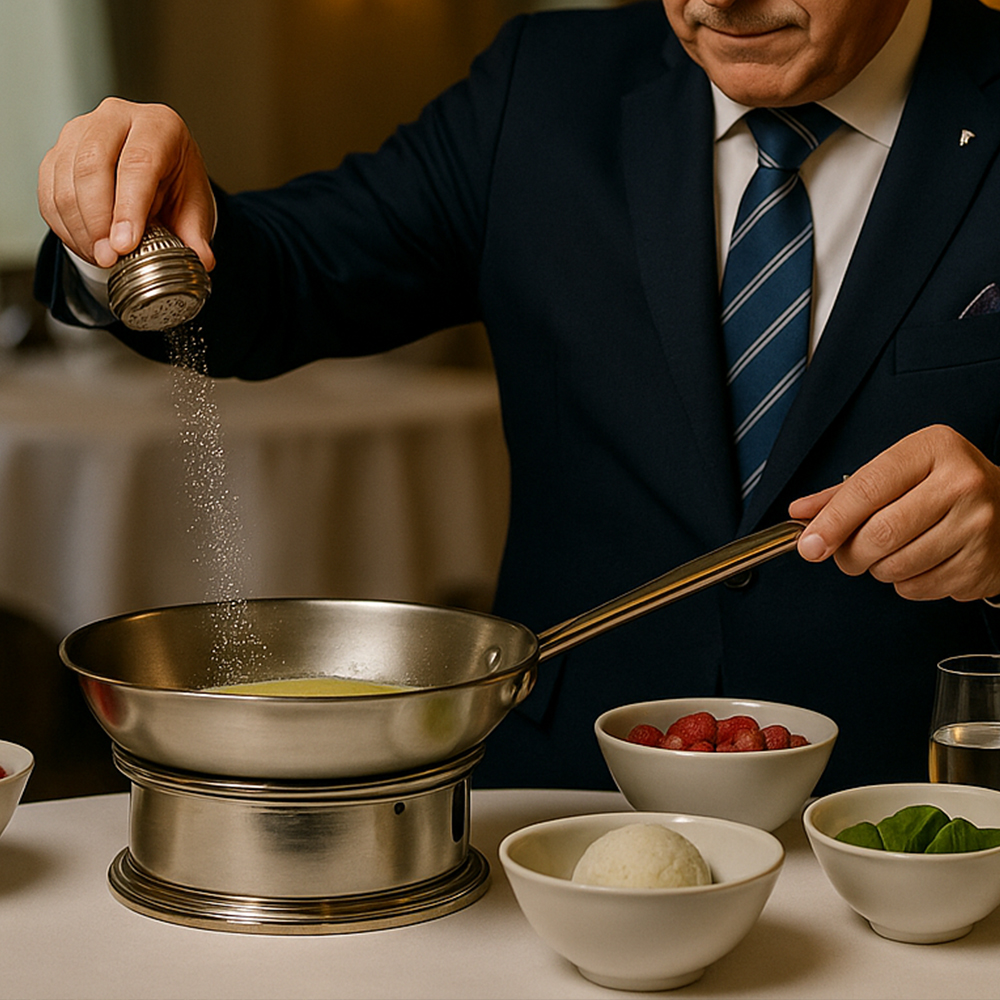 Lire la suite à propos de l’article 1 Mois, 1 Flambage: Fraises et rhubarbes flambées à la tequila